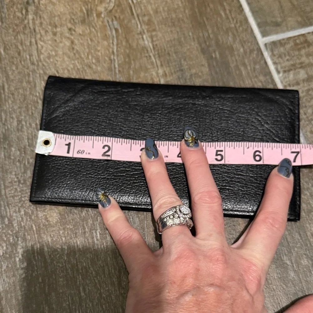 Prince Gardner Vintage Black Leather Wallet